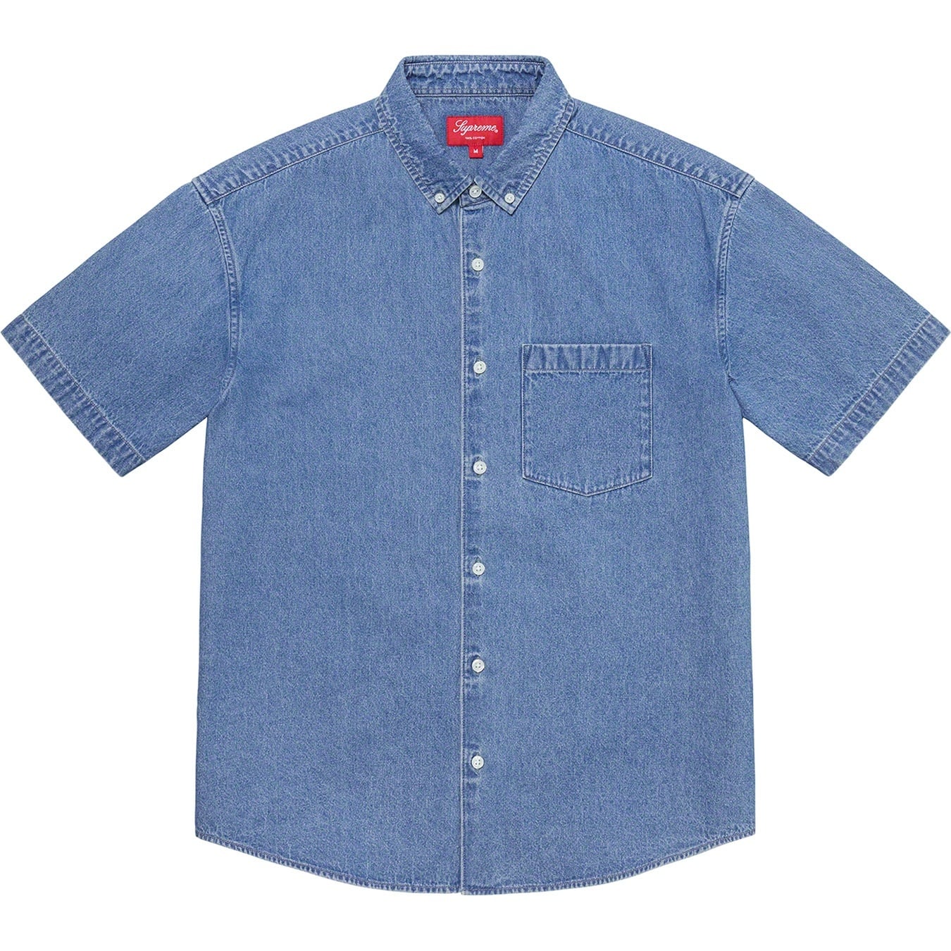 Embossed Denim S/S Shirt view 5